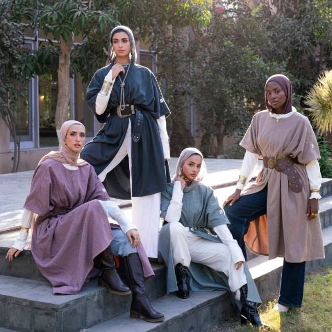 Ghalia Dress (Midi) فستان غالية (متوسط الطول) - Image 3