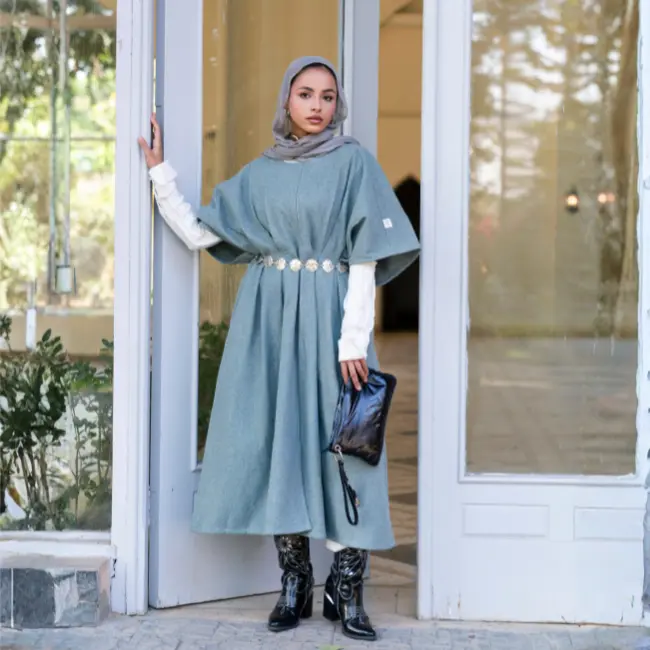 Ghalia Dress (Midi) فستان غالية (متوسط الطول) - Image 8