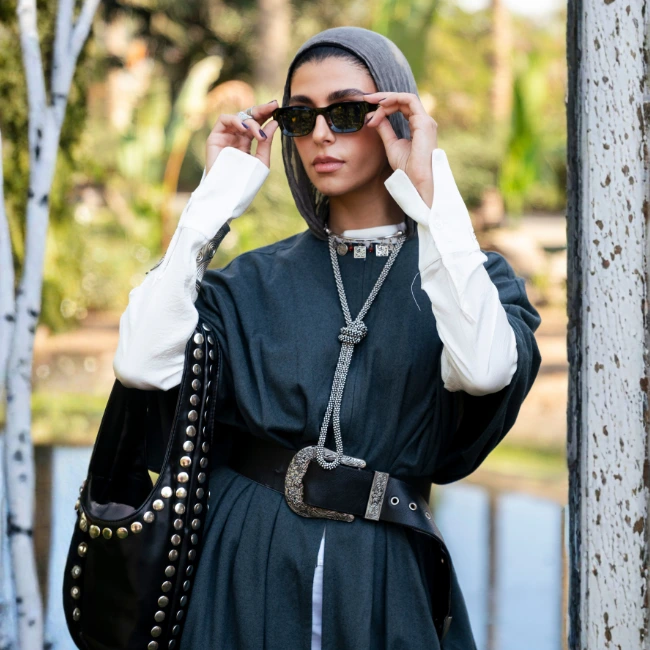 Ghalia Dress (Midi) فستان غالية (متوسط الطول) - Image 16