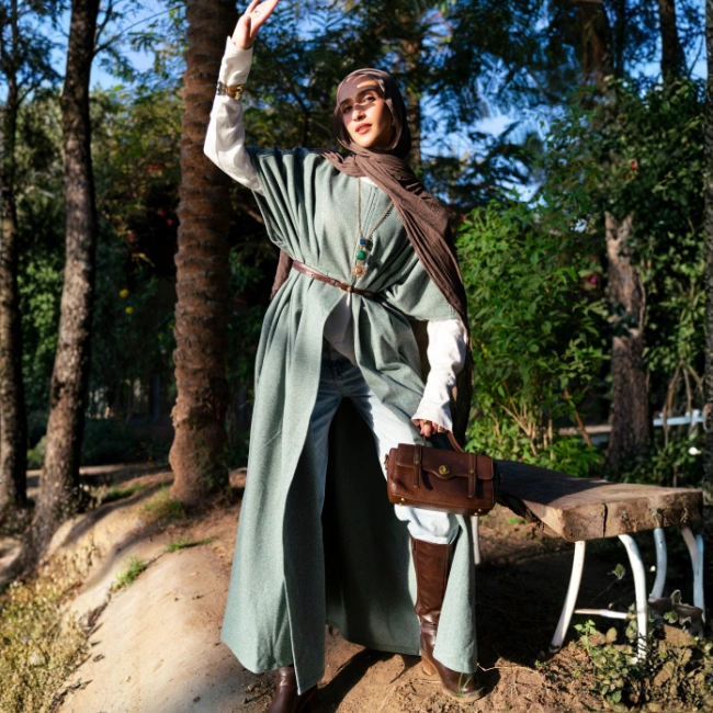 Ghalia Dress (Maxi) فستان غالية (طويل) - Image 4