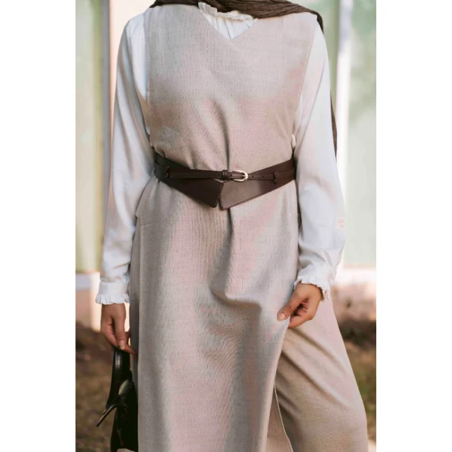 Hasnaa Linen Dress حسناء - Image 12