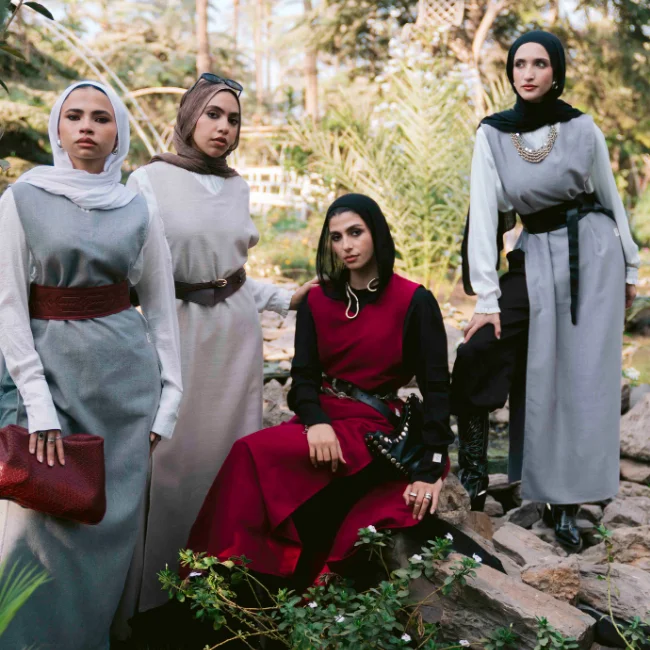 Hasnaa Linen Dress حسناء - Image 5