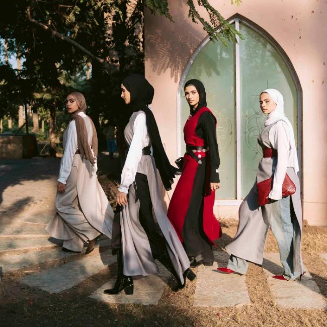 Hasnaa Linen Dress حسناء - Image 4