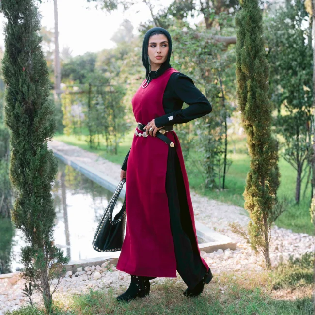 Hasnaa Linen Dress حسناء - Image 16