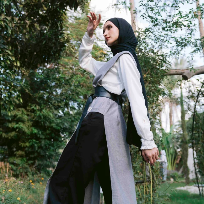 Hasnaa Linen Dress حسناء - Image 21