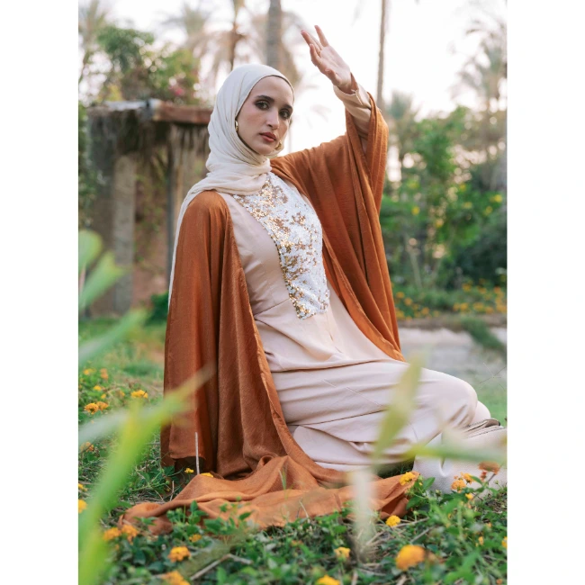 Sulaf Set Jumpsuit & Abaya سُلاف - Image 11