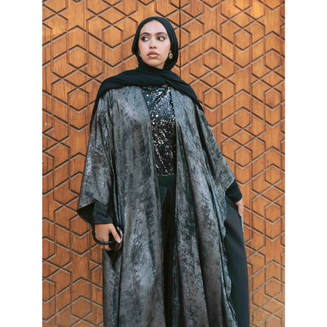 Sulaf Set Jumpsuit & Abaya سُلاف - Image 3