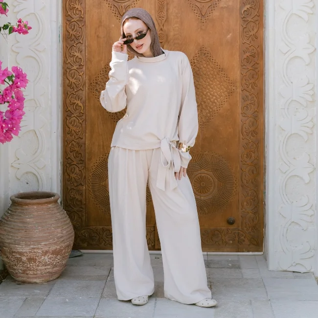 Summer Melton Co-Ord Suit
