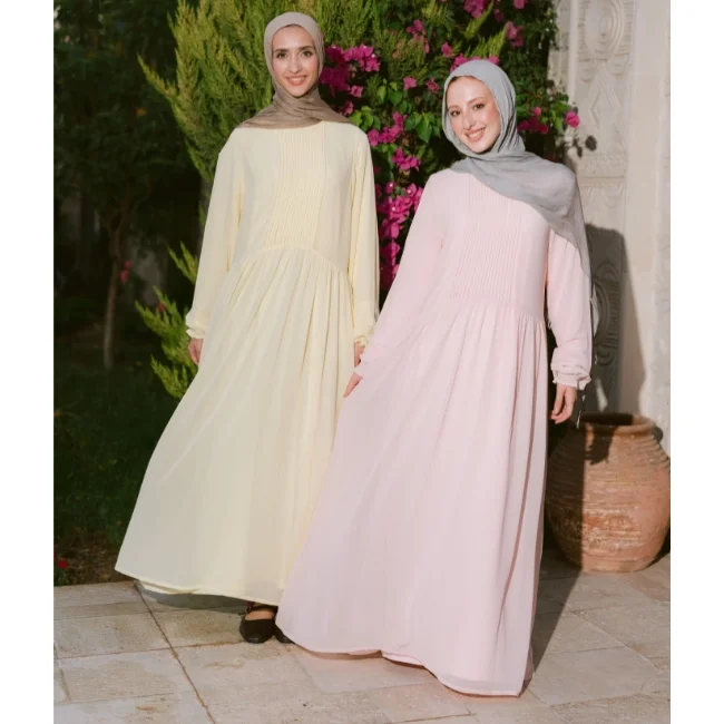 Flowy Chiffon Maxi Dress - Image 5
